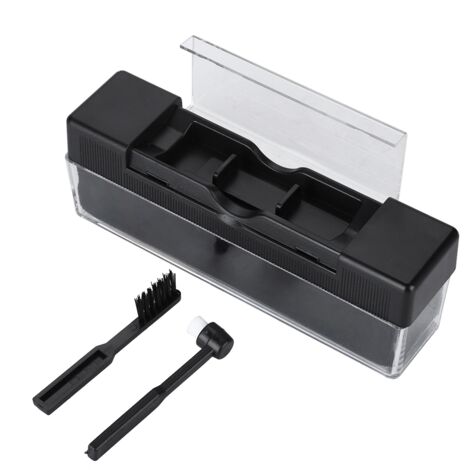 Nettoyeur de disque vinyle antistatique brosse de nettoyage dépoussiérant pour tourne-disque vinyle (1/5)