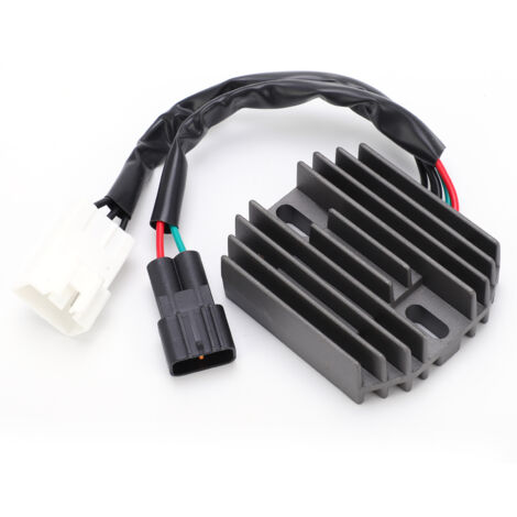 Redresseur de Régulateur de Moto, Remplacement de Régulateur de Tension de Redresseur de Tension de Moto en Métal PVC 02162-0620C pour AN650 VZ1500 VZR1800.