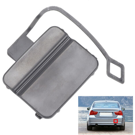 EBTOOLS pour Pare Choc Capuchon de Couvercle de Crochet d'oeil de remorquage de Pare-Chocs arrière de Voiture pour/Fiesta MK7 2009-2017 8A61-17K922-AB5ZCT Couvercle de
