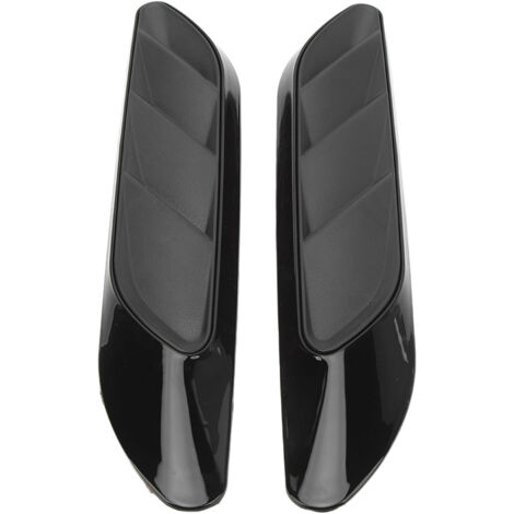 Garniture Aération Latérale Garde-boue Arrière Smart Fortwo 453 – Cache Sortie Air Look Carbone Noir – Paire