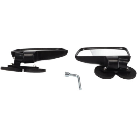 WODHMIEY Lot De 2 Rétroviseurs De Caravane, Miroirs De Universels Magnétiques Puissants, Accessoires De Caravane Applicables Aux Caravanes, Voiturettes De Trailers, (1/5)