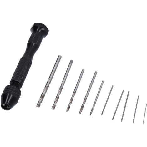 Perceuse à Main En Alliage D'aluminium - Mandrin 1.5-10mm - Pour Bois, Plastique - Outil Bricolage