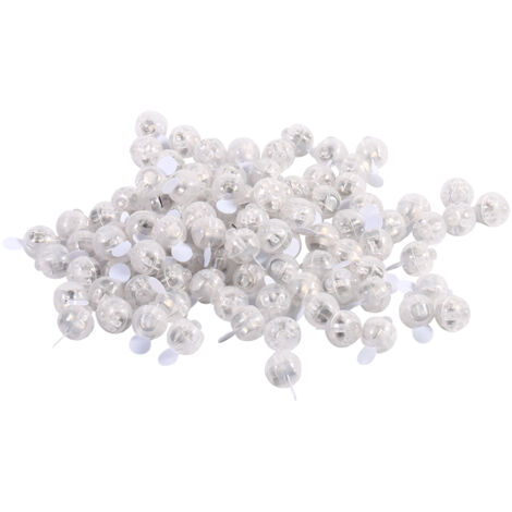 100 Pièces Lumière LED Décoration de Mariage Boule Ballon Lampes Lanterne Lumières de Fête de Noël en Forme Mignonne pour la Maison, Anniversaire, Décoration de Festival, (YELLOW) (1/5)