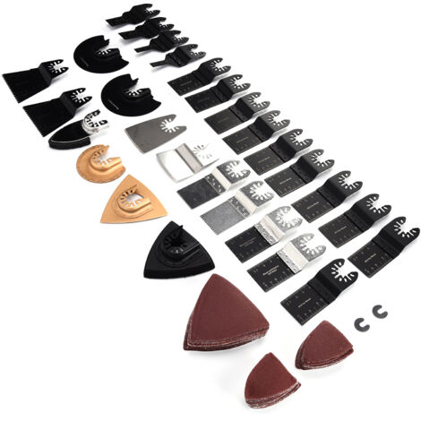 Kit 116 Lames Pour Multi-outil - Acier Chrome Vanadium - Universel & Complet