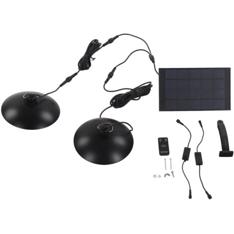 Lampe Solaire Split Extérieur Intérieur Mixnexorad - Luminaires Suspendus Solaires Avec Interrupteur Manuel