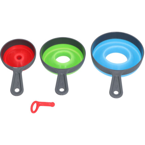 Entonnoir, entonnoir pliable non toxique en silicone pliable et ABS pour cuisine pour restaurant pour cuisinier (1/5)