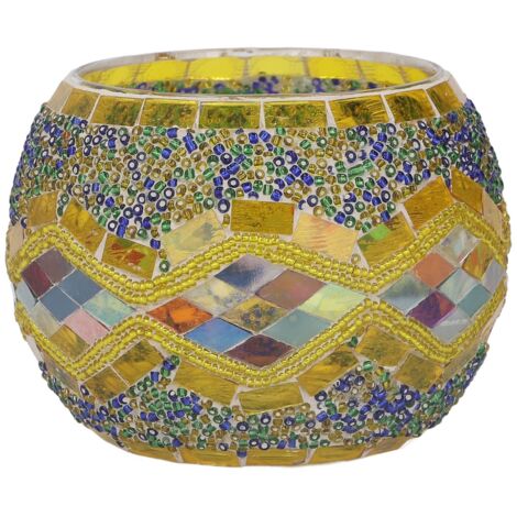 Bougeoir En Verre Ambré Multi-niveaux - Déco Romantique Et élégante