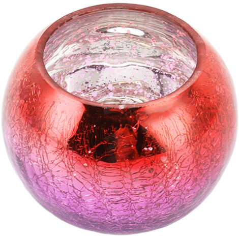 Ensemble De 2 Bougeoirs Transparent En Verre Chandelier Photophore