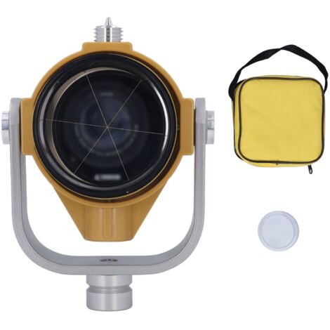 Mini Prisme Rouge Générique Film Réflecteur Prisme Rouge 360° - Pour Station Totale Topcon