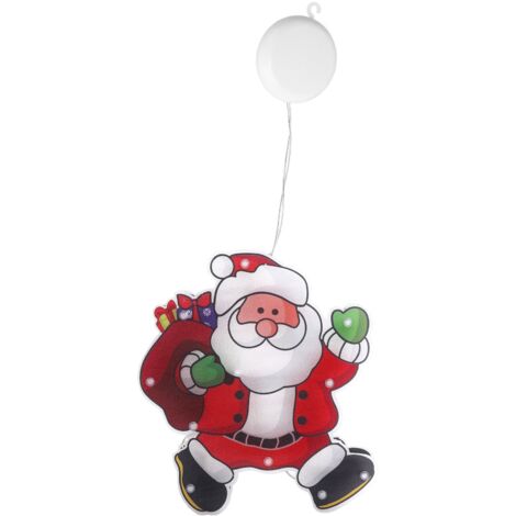 Lampe LED suspendue à ventouse pour fenêtre, Style noël, boutique, décoration de vacances. (1/5)