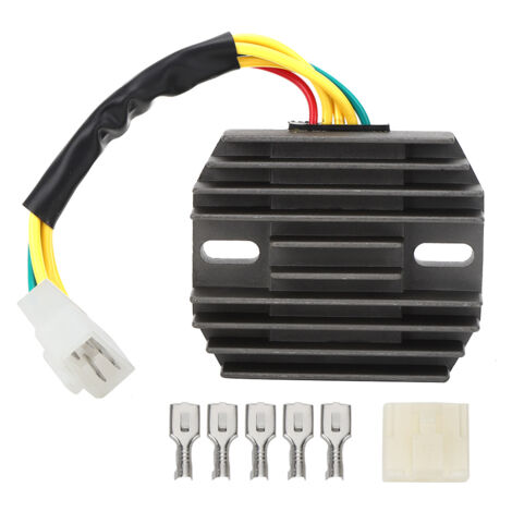 Redresseur de Régulateur, Redresseur de Régulateur de Tension de Moto avec Accessoires Compatibles avec Arctic Cat 400 500 Bearcat, OEM 454 3430-037