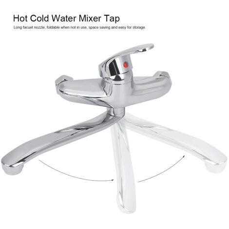 ROBINET D' VIER DE bassin plaqu chrome premium avec contr?le facile du