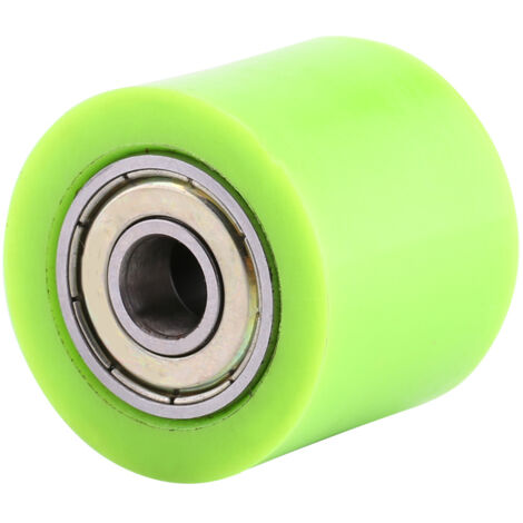 Guide de roue de tendeur de curseur de rouleau de poulie de chaîne d'entraînement de 8mm pour le vélo de rue moto ATV vert. (1/5)