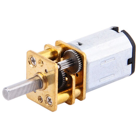 Yosoo Mini Moteur 12V 300 Tr/min Avec Boîte De Vitesses Métal N20 – Idéal Pour Robot DIY Et Voiture RC