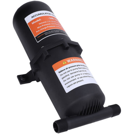 Réservoir accumulateur de pompe à eau pour camping-car, capacité de 0,75 l, 125 psi, pour bateau