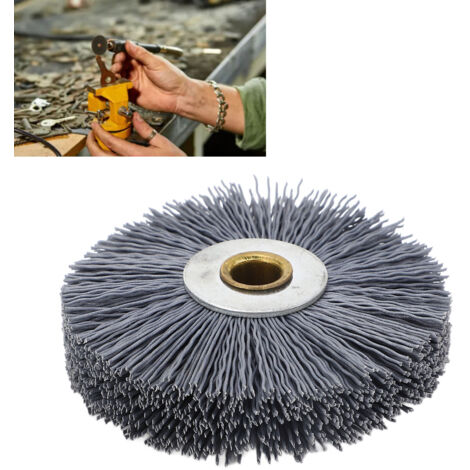 Brosse Métallique Ronde Pour ébavurage - Diamètres 100mm/115mm/125mm, Vitesse 12500 Tr/min, Neuve