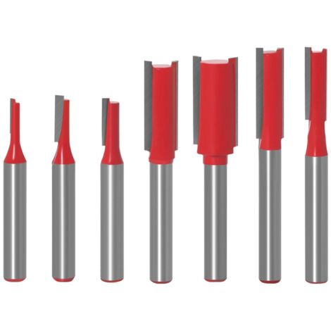 ENSEMBLE DE DÉCOUPE de gabarits routeurs routeurs 1/4 tige efficace 3