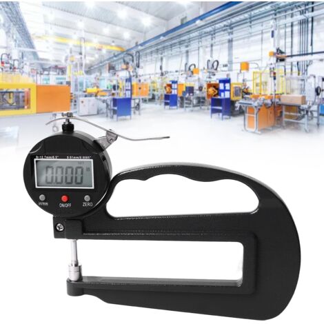 Jauge D'épaisseur Numérique, 0-12,7 Mm Testeur De Mesureur D Electroniquemesureur Numerique Du Micrometre Depaisseur 001 Mm Pour Cuir Outils De Mesure Et De Conception 87315944