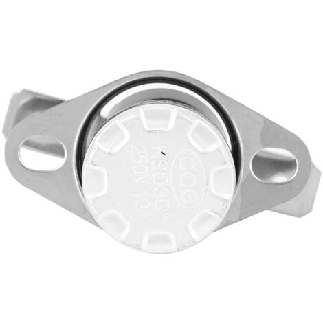 KSD301 Thermostat 250 V 15A 5 Pièces Interrupteur De Thermostat Interrupteur De Commande De Température Normalement Fermé(50