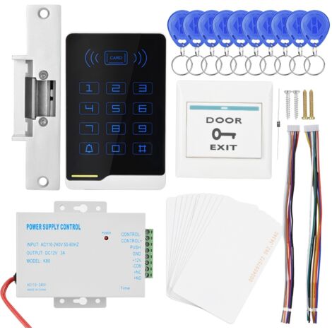 Contrôle d'Accès à la Porte Kit d'Accès à la Carte ' Carte avec une Alimentation ' C