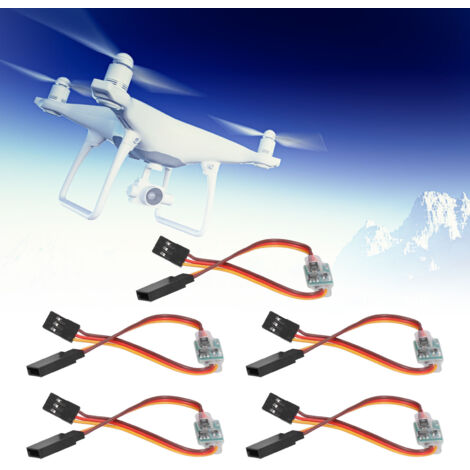 Lot De 2 Inverseurs De Signal Servo RC – 4-6V 2A – Prise JR – Pour Avions Et Modèles Télécommandés