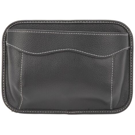 Siège de Voiture Organisateur Latéral en Cuir PU Sac de Rangement Porte Mindow Console Siège Dossier Gap Filler Organisateur de Siège Latéral Siège Avant Tenir Téléphones.