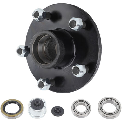 Kit de Moyeu de Remorque, Bouchons de Graisse pour Essieu de Moyeu de Remorque pour Essieux de Remorque de 3 500 LB.