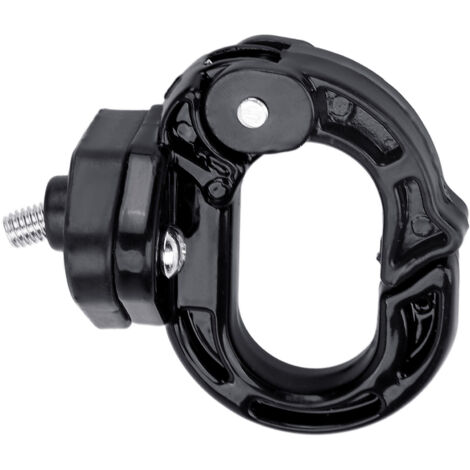 Generic Cintre à Griffe Avant pour Scooter électrique, Crochet de Sac de Casque de Moto Durable, Charge de 12kg pour Les Voyageurs Mains Libres (Tout Noir). (1/5)