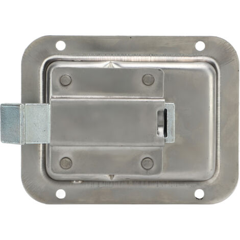 Serrure Loquet Poignée Camping-Car – Verrou Robuste Acier Carbone Avec 2 Clés, Anti-vol Pour Porte Entrée RV, 5e Roue & Remorque
