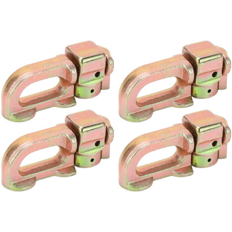 Lot De 4 Raccords à Bride Pour Coupleur D'axe 6 Mm – Pour Moteurs De Modélisme, Accessoires RC, En Acier 45# Avec Vis Et Clé Hexagonale