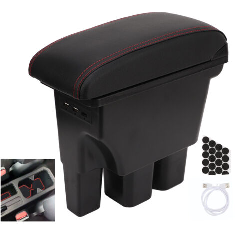 LFOTPP Accoudoir Central Pliable Suzuki Jimny - Console Avec Porte-Gobelet Et Rangement