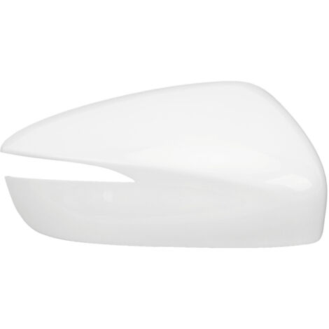 Couvercle de Rétroviseur Latéral, Couvercle de Rétroviseur en Plastique Blanc Non Peint Longue Durée de Vie pour CX-3 2015-2019 (Droit d'origine (KR22‑69‑1N1‑85)).