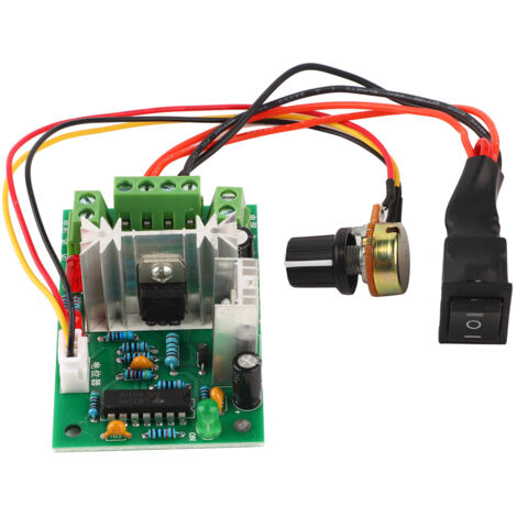PWM Speed Controller Adjustable Adjustable DC Motor Speed Controller,Speed Controller Reversing Switch DC Variable Speed Controller DC Motor Regler Speed Regulator 5-30V DC
