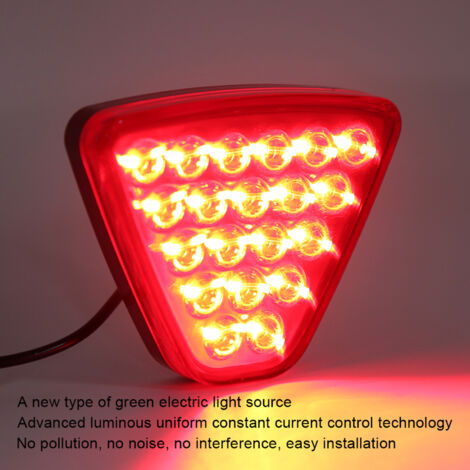 Feu Arrière LED De Sécurité Pour Moto Et Vélo - Rouge, 4 LED, 3 Modes, Rechargeable USB - Étanche IPX6, Idéal Pour La Conduite De Nuit
