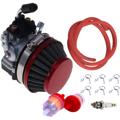 Acquista Carburatore da corsa 2 tempi 49cc 50cc 66cc 80cc 100cc con filtro dell'aria per motore a gas a 2 tempi in Italia a partire da 30
