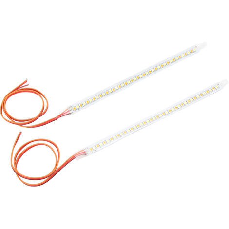 Bande Lumineuse LED pour Rétroviseur, 18 Cm 1 Paire de Bande Lumineuse LED pour Vue Arrière Haute luminosité 12 V Bande de Rétroviseur Latéral Universelle pour Véhicule. (1/5)