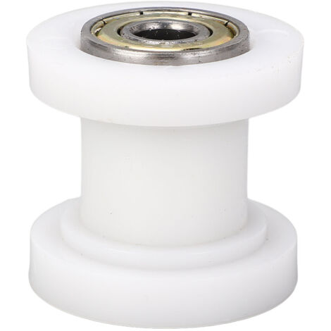 Aramox Mini Chaîne de Vélos Tentender Rouleau Universal Remplacement Direct Ajustement pour Dirt Racer avec Boule à Poule à Ressort Amélioré Construction en Plastique en Acier (White). (1/5)