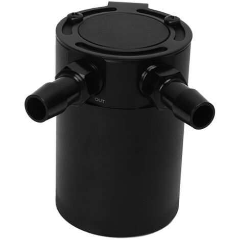 Catch Can Bidon Réservoir Récupération Huile Moteur - Séparateur Vapeur Huile Carter, Kit Complet Avec Tuyaux, MAK-E0C-CT40