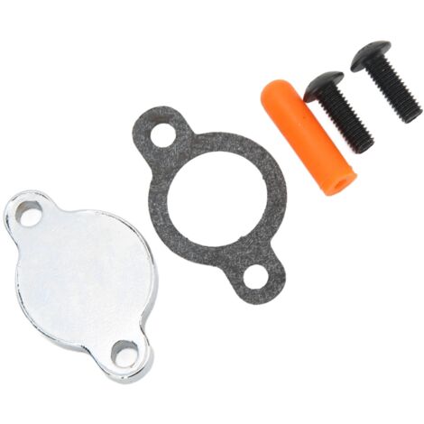 Kit 2 Plaques D'Obturation Vanne EGR En Inox – Compatible Renault Espace, Laguna, Master, Trafic, Movano 2.2 / 2.5 DCi