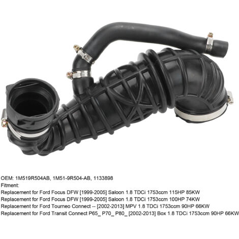 Tuyau D'admission D'air Froid 76 Mm Extensible - Aluminium Et Caoutchouc, Pour Filtres Sport, Universel - 4