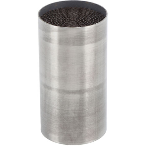Aramox Catalyseur d'Échappement Central Avant, Silencieux Universel en Fer pour Moto, Tuyau de Liaison Catalytique, 53 x 100mm.