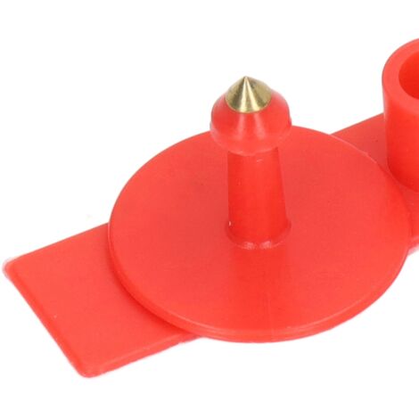 WMYCONGCONG Lot De 300 Étiquettes D'Oreille Plastique Colorées Bleu Jaune Orange Vert + Applicateur Pour Chèvres Moutons Porcs