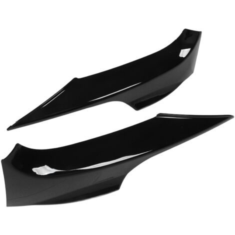 KIMISS Lèvres De Pare-Chocs Avant – Splitters Spoiler ABS Noir Brillant Pour BMW E90 Sport LCI Sedan 2009-2012 – Protection & Look Sportif