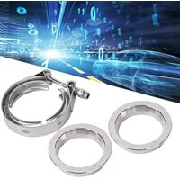 Collier Serrage Échappement Bride V Joyzan Acier Inoxydable 2.25 Pouces - Kit Turbo Et Tuyaux