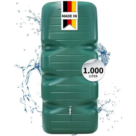 GARANTIA CUBUS Gartentank 1000 Liter dunkelgrün