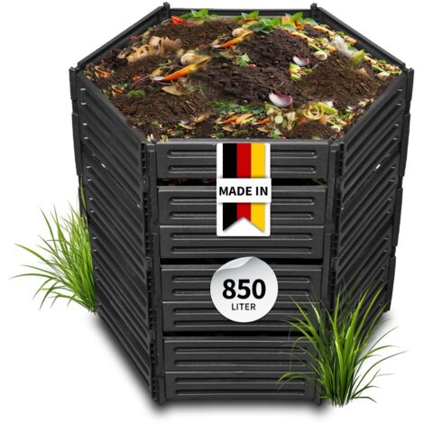 GARANTIA AIR-KING Steckkomposter 850 Liter schwarz