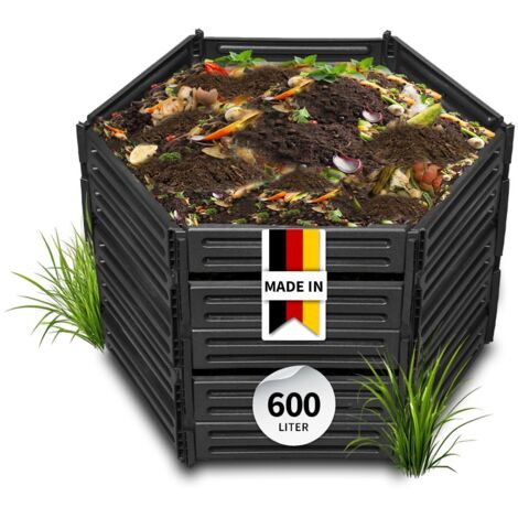 GARANTIA AIR-KING Steckkomposter 600 Liter schwarz