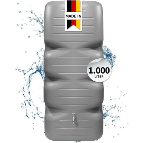 GARANTIA CUBUS Gartentank 1000 Liter betongrau