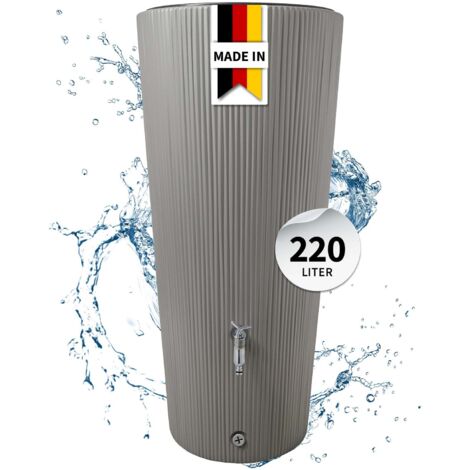 GARANTIA LINUS 2in1 Regenspeicher 220 L, zinkgrau