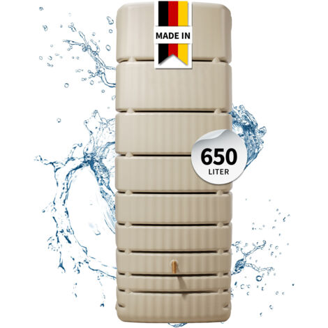 4rain SLIM Wandtank 650 L, sandbeige